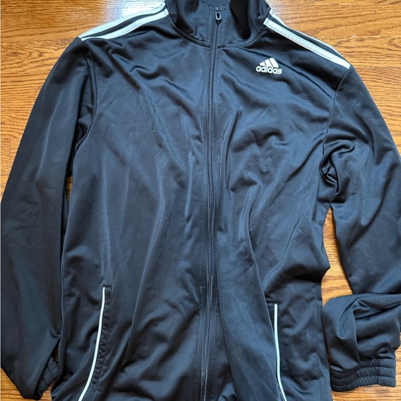 Adidas Black and White Track Jacket - Picture 1 of 1